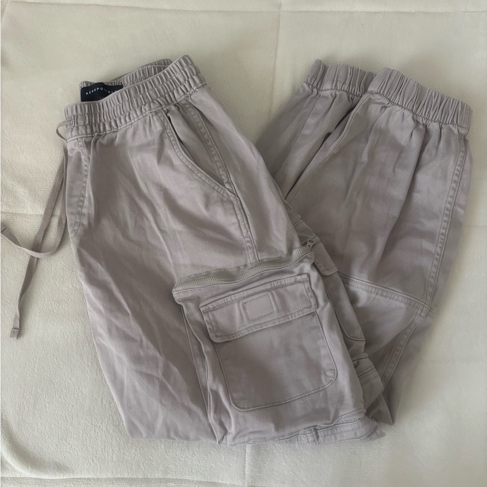 Women’s Gray Cargo Pants